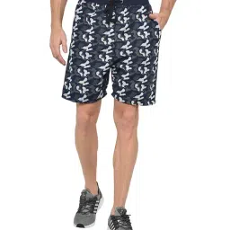 Vimal Jonney Blue Printed Shorts-picture-38