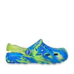 Skechers Boys SWIFTERS-TRANSLUMINATOR Blue Lime Casual Sandals-image-3