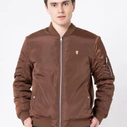 Red Tape Dark Brown Full Sleeves Mandarin Collar Jacket-image-82