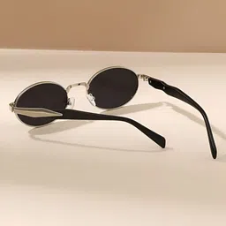 IFLASH Unisex Oval Sunglasses with UV Protected Lens image 2