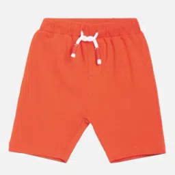MINIKLUB Orange Baby Boys Knee Length Shorts-image-41