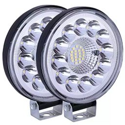 Allextreme EX-33FGL2 33 LED Car Bike Headlight Lamp IP67 High-Intensity Beam 40W Uniform Light Vehicle Accessory White Compatible with Cars Bikes Trucks SUV (Pack of 2)-15