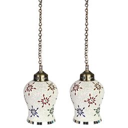 SOMIL Printed Glass Cylinder Ceiling Lamps-image-134
