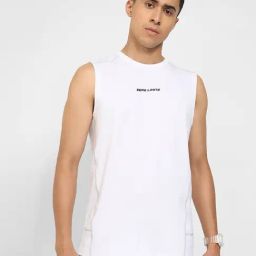 Ajile By Pantaloons White Slim Fit Sports T-Shirt-image-99