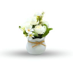 Myntra Elegant Homes White 1 Pieces Artificial Plant With Pot-13