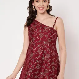 studiorasa Maroon Print Kurti-picture-21