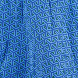 Exotic India Geometric Printed Pure Cotton Flared Midi Skirt-image-39