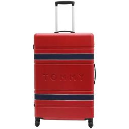 TOMMY HILFIGER Las Vegas Red & Navy 4 Wheels Large Hard Cabin Trolley Bag-picture-36