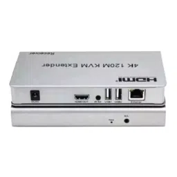 Techut 120m 4K HDMI KVM Extender Over Cat 6/7 LAN Cable Media Streaming Device (1 Pair, Silver)-7