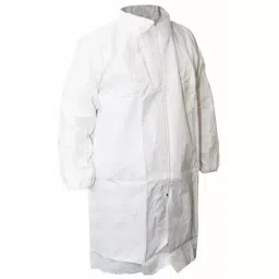 RS PRO White Unisex Visitor Coat XL, 8295240-2