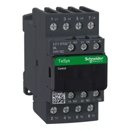 SCHNEIDER ELECTRIC Contactors CONTACTOR, 4PST-NO, 24V, DINRAIL/PANEL, LC1DT32BL-image-91