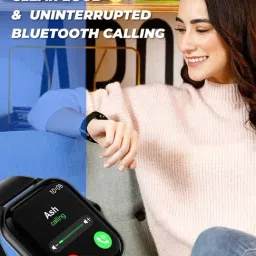 Hammer Ace 1.69" Bluetooth Calling Smartwatch with Call Function (Black) image 3