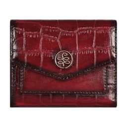 Eske Wine Beatrice Animal Effect Leather Wallet-18