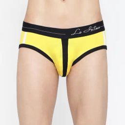 La Intimo Yellow Comfort Fit Briefs-image-62