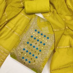 LeeliPeeri Designer Embroidered Unstitched Dress Material-picture-47