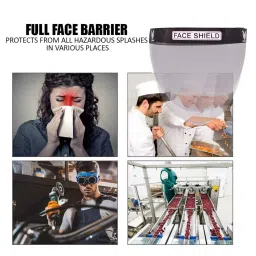 Oriley 2000 Micron Reusable Face Shield with Adjustable Elastic Strap OR-FCM0A image 4
