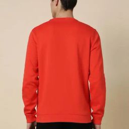 Allen Solly Cool Red Regular Fit Printed Sweatshirt image 2