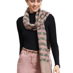 Monte Carlo Pink & Green Printed Stole-picture-35