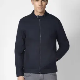 Peter England Navy Regular Fit Jacket-picture-26