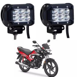 Cartronics 18W 6 Led Aluminum Bar Light/Fog Light for Honda Dream-38