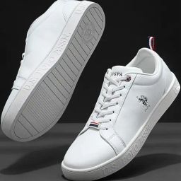 U.S. Polo Assn. Men's Off White Casual Sneakers-image-61