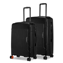 Nasher Miles Coorg Black 8 Wheels Large Hard Cabin Trolley Bag Set of 2-image-39
