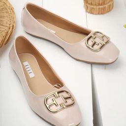 Elle Women's Baby Pink Flat Ballets-image-81