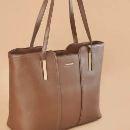 Code by Lifestyle Brown Printed Totes image 2