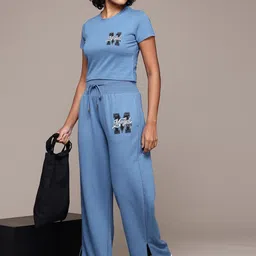 The Roadster Lifestyle Co. Printed Detail Co-Ords-picture-46