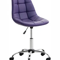 Oakcraft Blue Sturdy & Durable Leatherette Adjustable Seat Height Chair-image-80