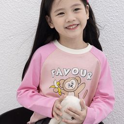 LULU & SKY Girls Printed Hooded Applique T-shirt-picture-47