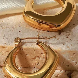 GOLDIWALA Women Geometric Hoop Earrings-picture-23