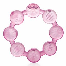 BeeBaby Ring Shaped Water Filled Teether With Carry Case - Pink-23