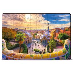 MiniLeaves Park Guell Barcelona Spain Wooden Jigsaw Puzzles - 108 Pieces-28
