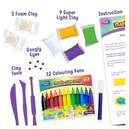 imagimake Imagi Make Magic Clay Space Kit - Multicolour image 2