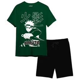 LITWAY Boys Printed T-shirt with Shorts-10