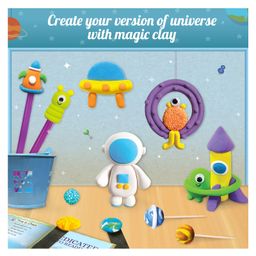 imagimake Imagi Make Magic Clay Space Kit - Multicolour image 5