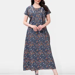 Be You Printed Maxi Nightdress-image-34