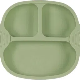 Self-Feeding Baby Dish With Suction Cups,Toddler Plates, Microwave & Oven Safe - Silicone-12
