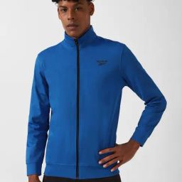 Reebok Blue Slim Fit Sports Jacket-picture-22