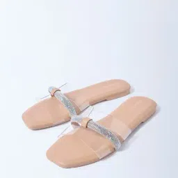 LUNA BLU by Westside Clear Vinyl Embellished Slides-picture-11