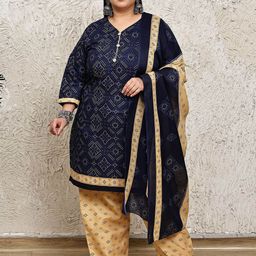 Rajnandini Women Floral Printed Regular Kurta & Salwar With Dupatta-image-72
