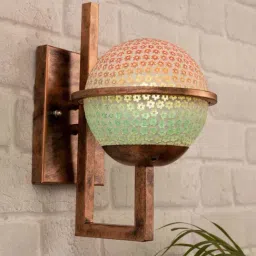 Homesake Vintage Multicolor Metal Wall Sconce Lamp-image-25