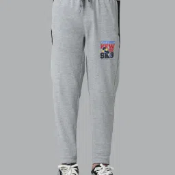 Van Heusen Regular Fit Smart Tech Easy Stain Release Trackpants - Grey Melange-picture-5