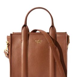 Eske Tan Medium Satchel Handbag-image-32