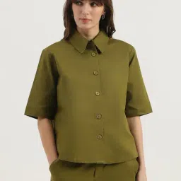 United Colors Of Benetton Green Regular Fit Shirt-picture-49