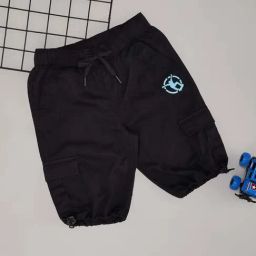 Pantaloons Junior Boys Caviar Cotton Solid Shorts-picture-5