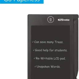 Portronics RuffPad E-Writer with 4.4 Inch LCD Display (Black) image 2