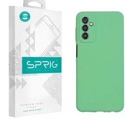 Sprig Liquid Silicone Back Cover for SAMSUNG GALAXY M13 (Green)-image-86