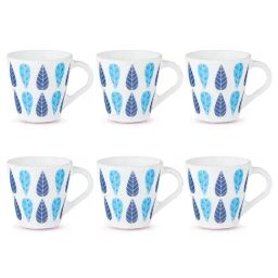 Larah by Borosil White Ceramic Tea & Coffee Mug - Set fo 6 160ml-image-14